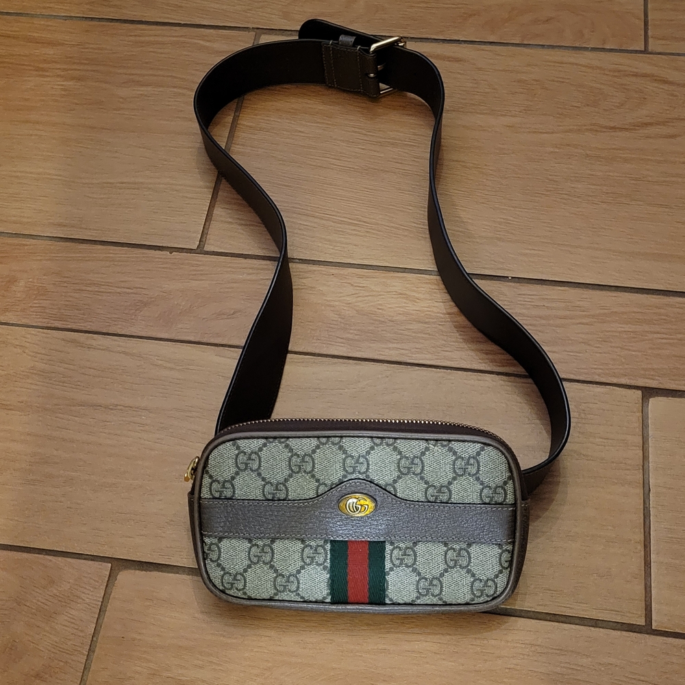 Gucci Ophidia Web Belt Crossbody Bag